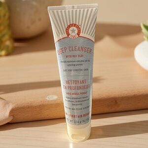First Aid Beauty Cream and Red Cleanser Exfoliant - 4.7 fl. ounces